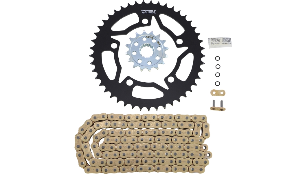 GFRS Gofast 520 Conversion Chain and Sprocket Kit - Gold