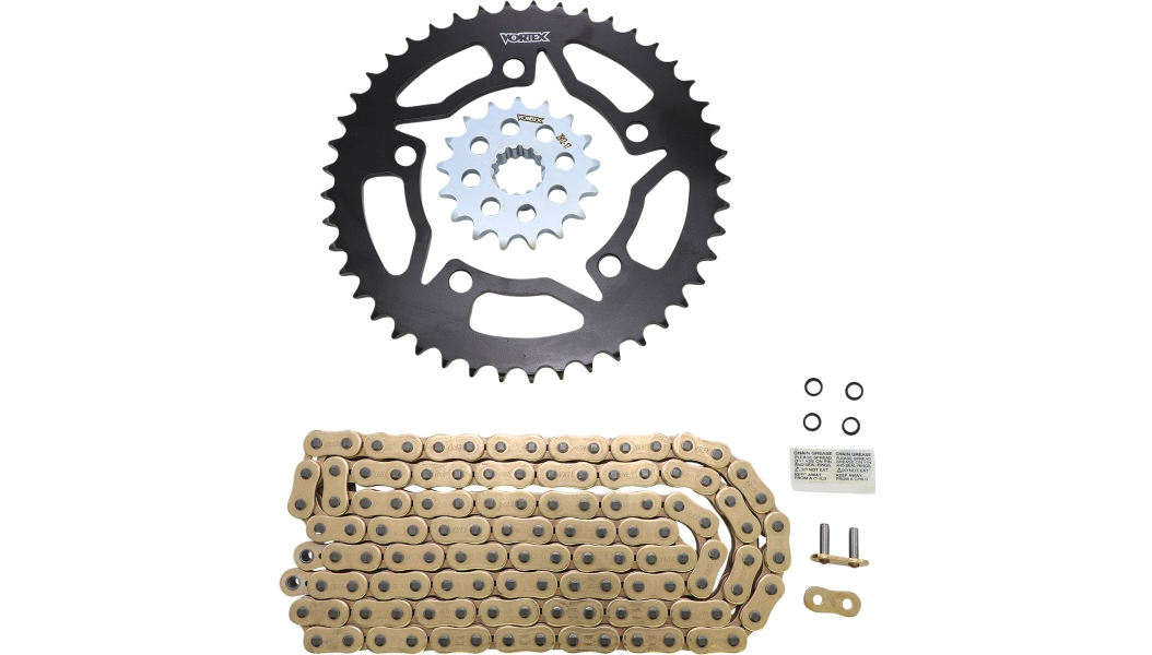 HFRS Hyper Fast 520 Street Conversion Chain and Sprocket Kit - Gold