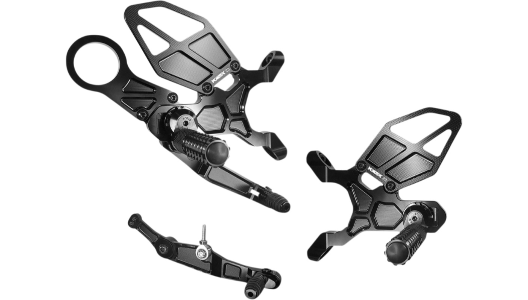Adjustable Rear Set Version 2 - Black