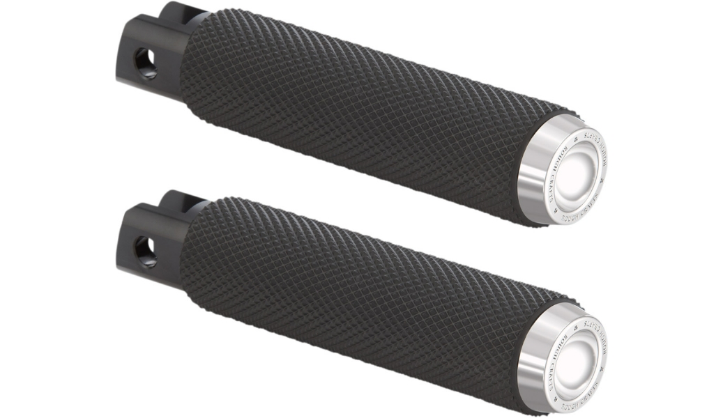 Rough Crafts Footpeg for Milwaukee-Eight Softails - Driver - Chrome