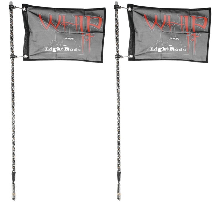 Premium Bluetooth RGB Light Rods - Pair - Black - 3ft.