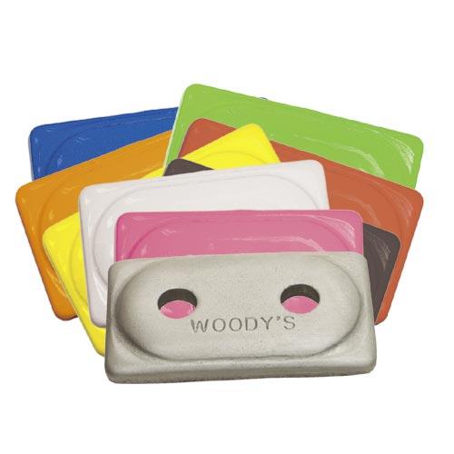 Double Digger Aluminum Support Plates - 5/16in. - White (48pk.)