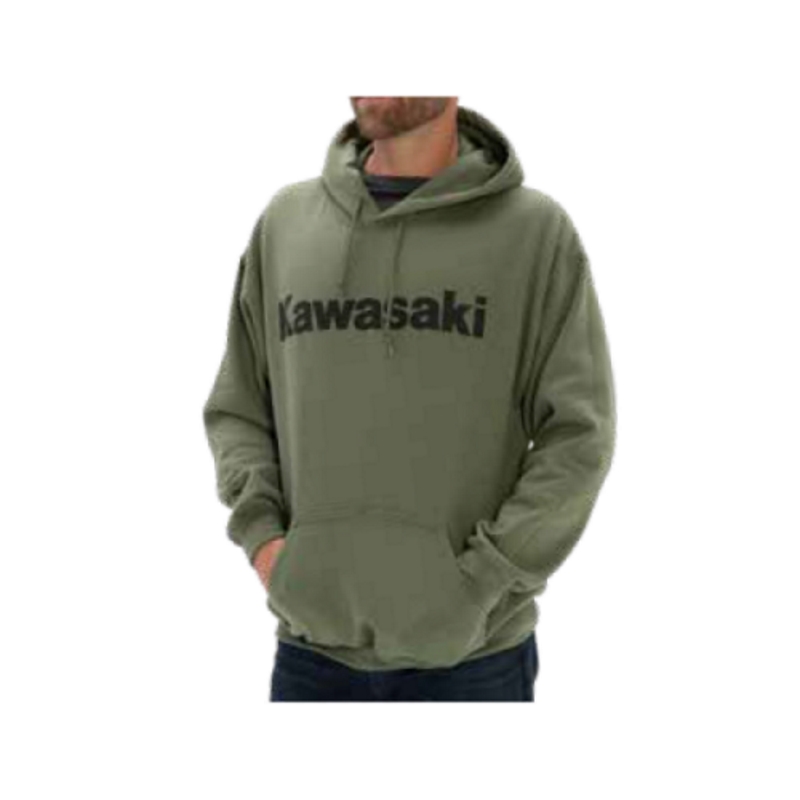 Kawasaki Logo Pullover Hooded Sweatshirt