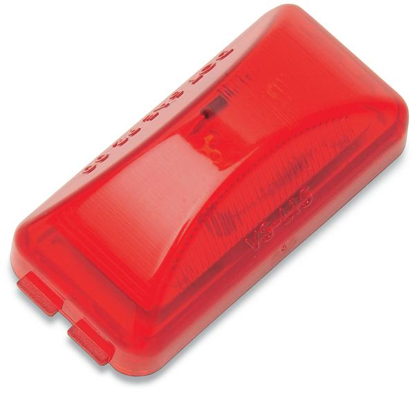 Rectangle 2.5in 3 LED Trailer Light - Red
