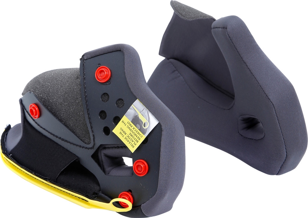 Cheek Pads for Tour Helmets - Gray/Black - XL