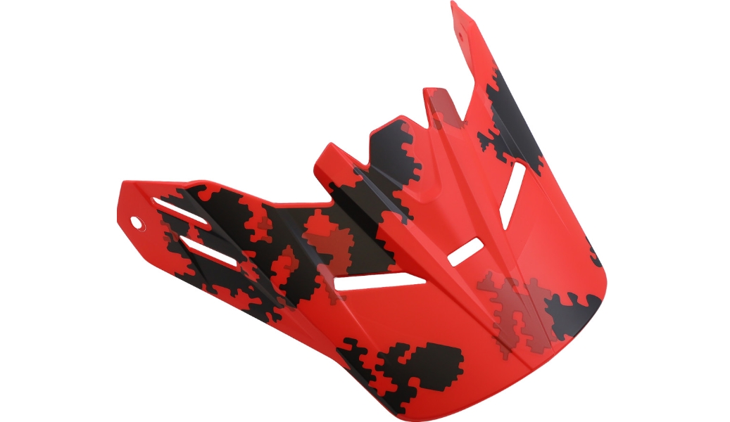 Visor Kit for Rise Digi Camo Youth Helmet - Red