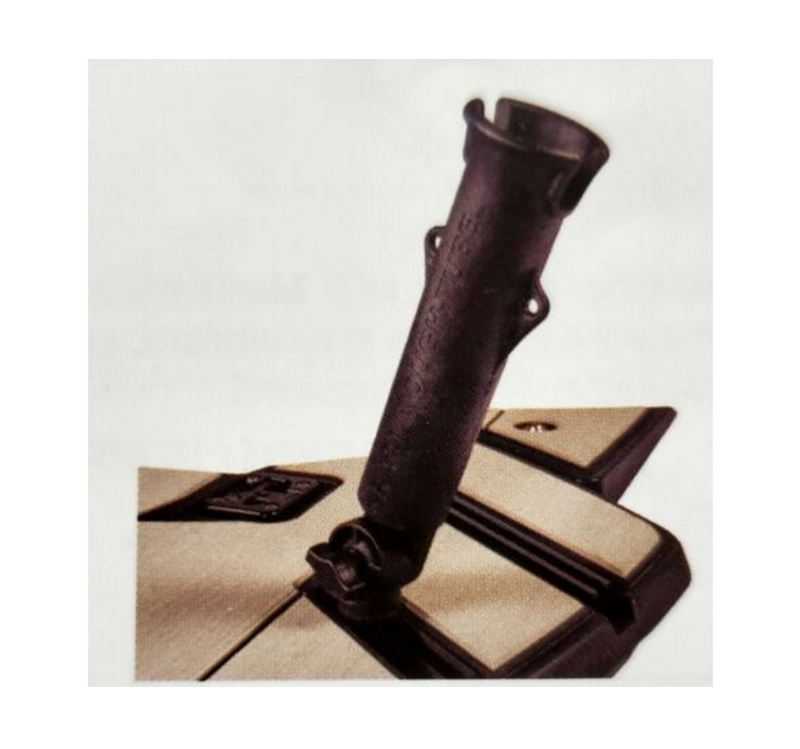 Track-Mounted Rod Holder