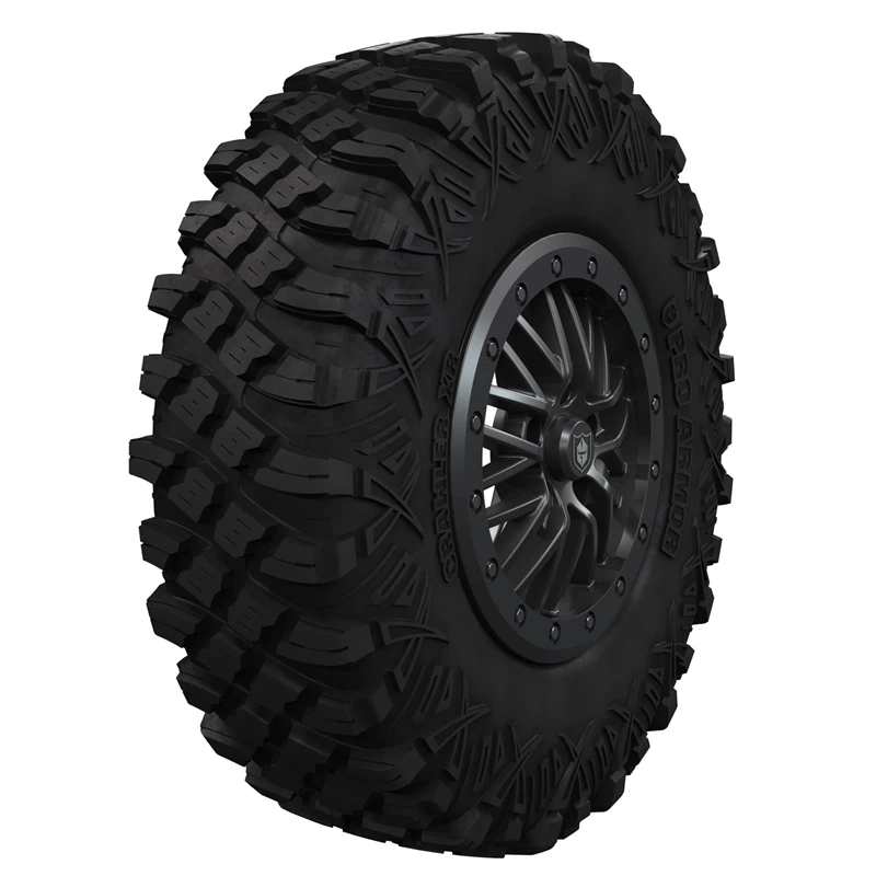 Pro Armor 5302 Beadlock Crawler XR Wheel and Tire Set - 34x15 - Matte Black