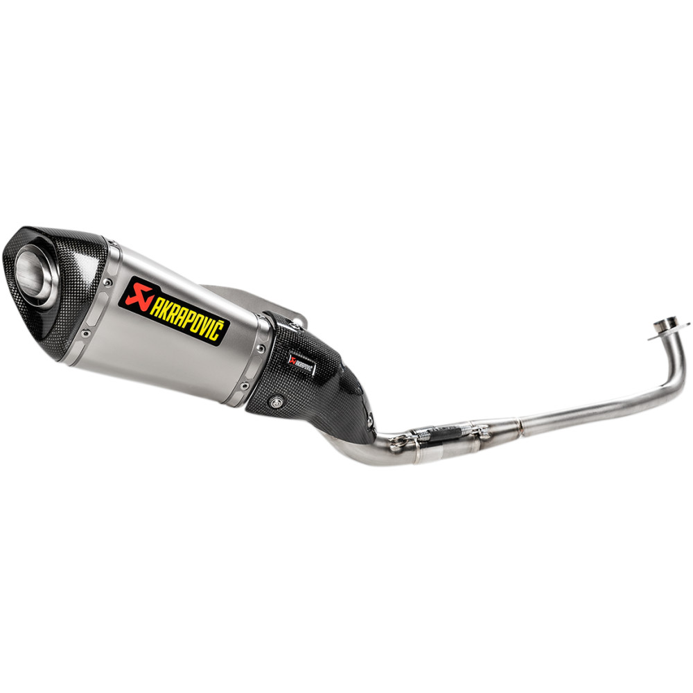 Racing Line Full System Exhaust - Titanium Muffler