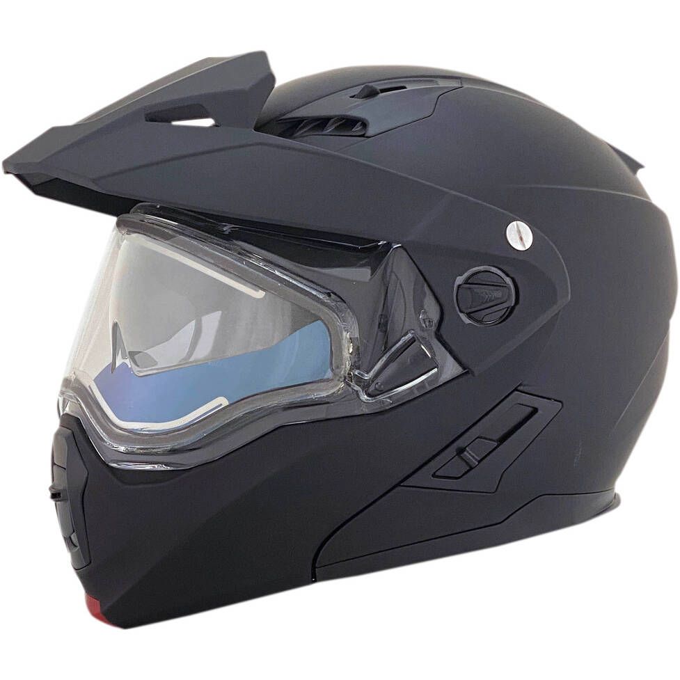 FX-111DS Solid Helmet with Electric Shield