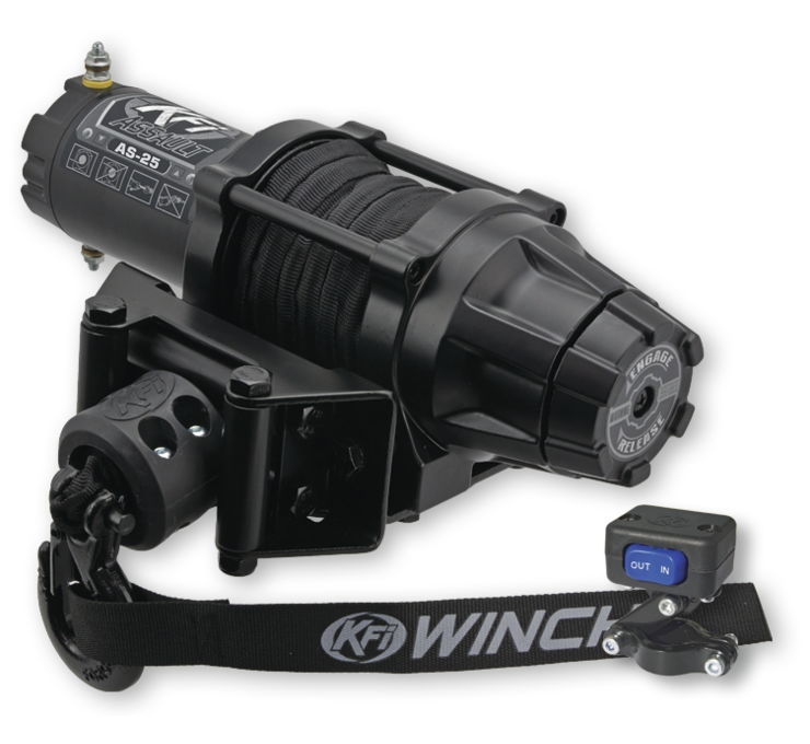 2500 ATV Assualt Series Winch - Synthetic Rope