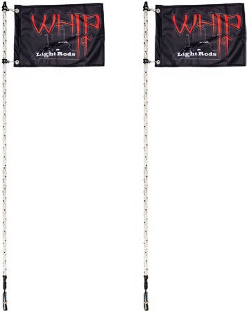 Premium Bluetooth Light Rod Chasing - Pair- White - 3ft.