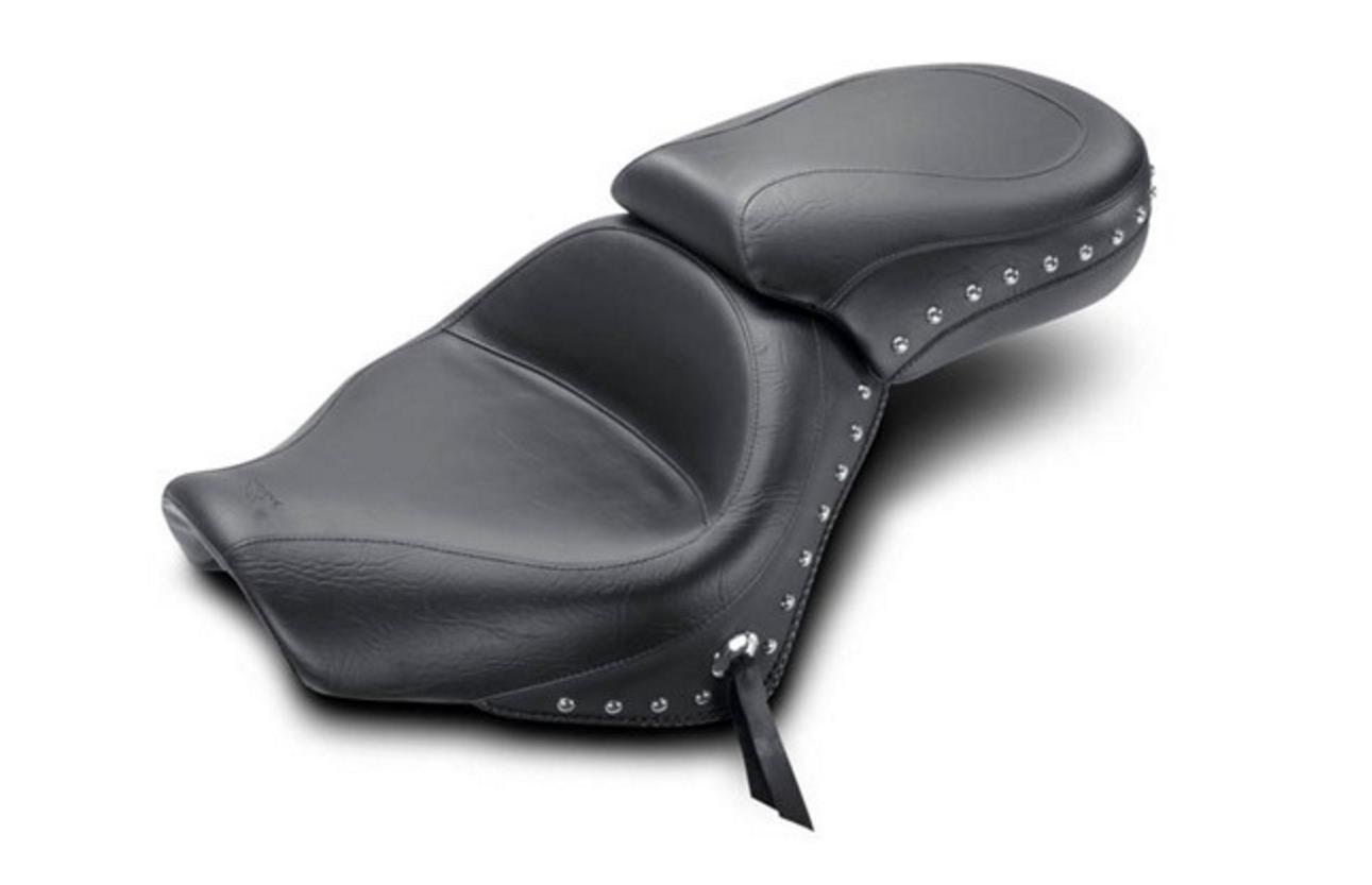 Wide Touring Two-Piece Seat - Studded