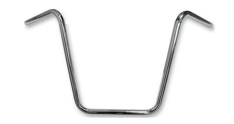7/8in. Ape Hanger Handlebar - 18in. - Chrome