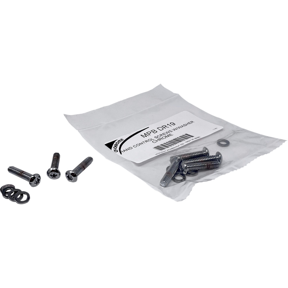 Hand Control Screw Kits - Chrome/Plated