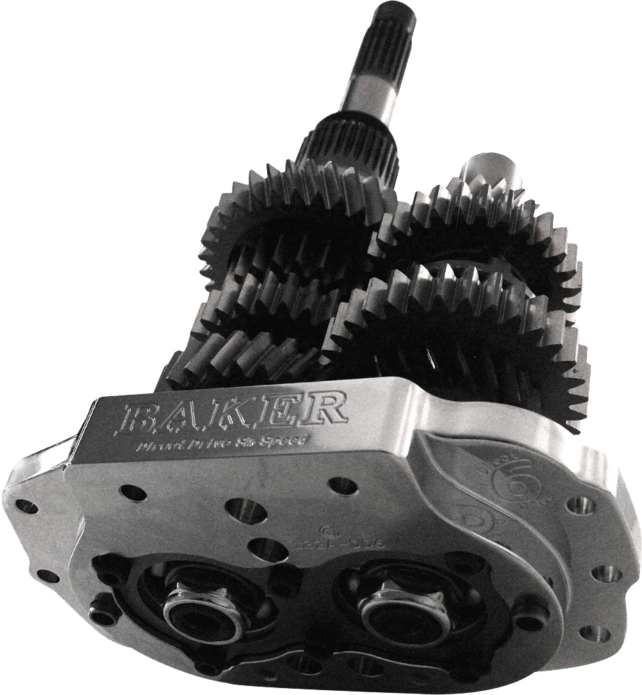 6-Speed Direct Drive Builders Kit with Polished Trap Door for Touring and FXR Models- 2.94:1