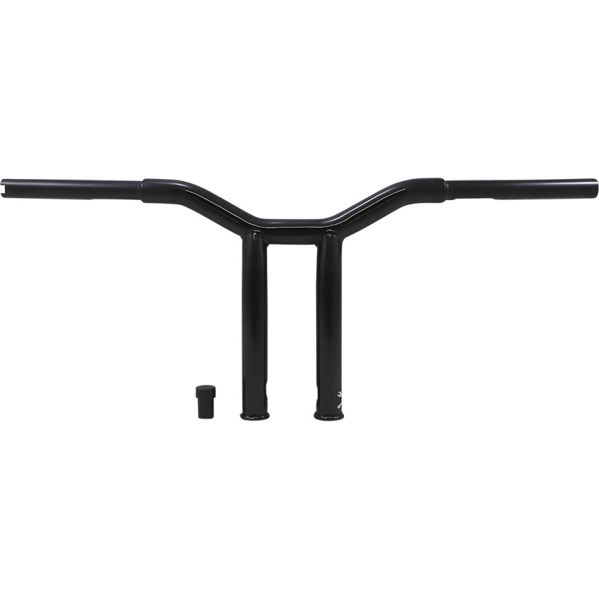 1-1/4in. Dominator Handlebar - Black Powdercoat - Raked - 10in. End Rise