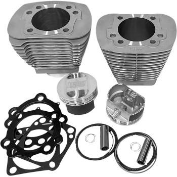 Bolt-On Big Bore Kit (92in. Flat Top) - Bore 3-9/16in. - 10.3:1 Compression - Silver