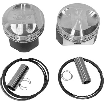 Big Bore Piston Kit (85in. Domed) - Bore 3-9/16in. - Stroke 4-1/4in. - 10.3:1 Compression