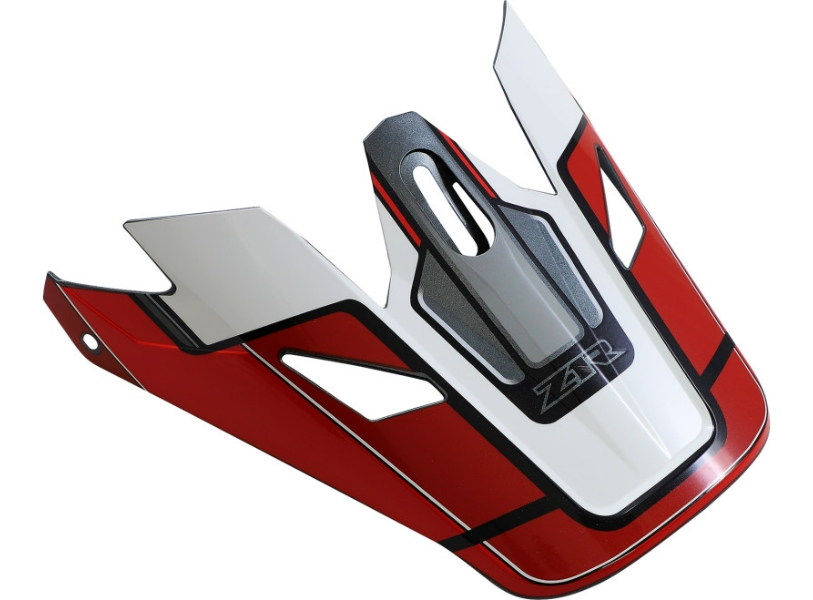 Visor for Rise MC Helmets - Red/Gray