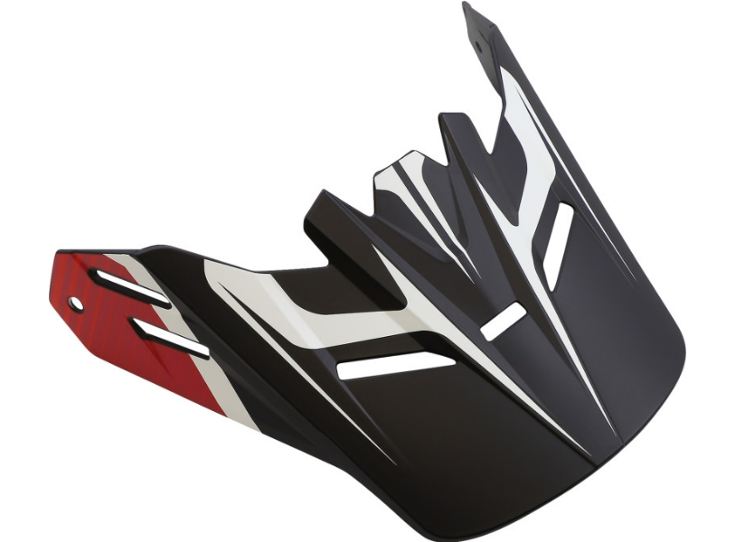 Visor Kit for Rise Flame Youth Helmets - Red