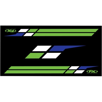 Door Mats - Kawasaki - Black/Green