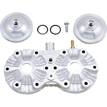 8in. Powder Hound Ski Bottoms with Black Loop - Octane Blue