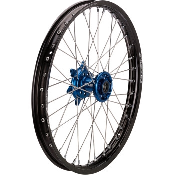SX-1 Complete Front Wheel  - 21in. x 1.60in. - Black Wheel/Blue Hub