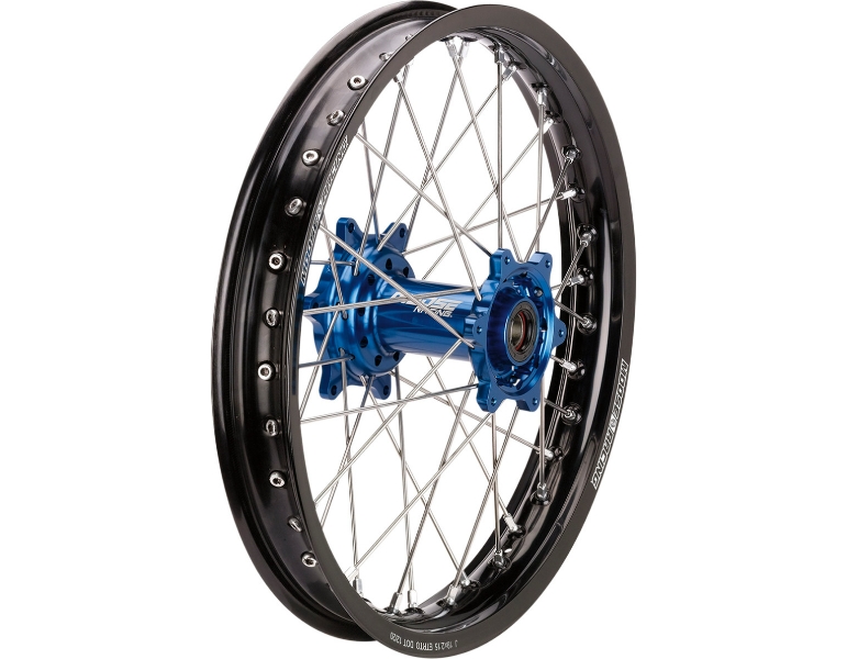 SX-1 Complete Rear Wheel - 19in. x 2.15in. - Black Wheel/Blue Hub