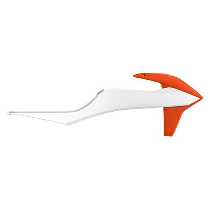 Radiator Scoops - Orange/White
