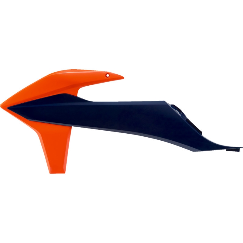 Radiator Scoops - Orange/Blue