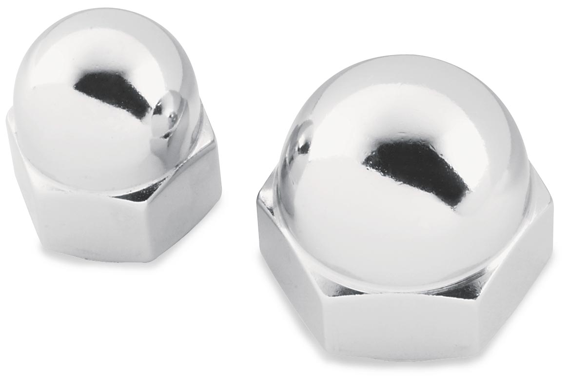 Engine Nuts - Acorn Style - Chrome