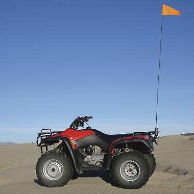 Flag With Black Fiberglass Pole - 7ft. pole (2-pc.)