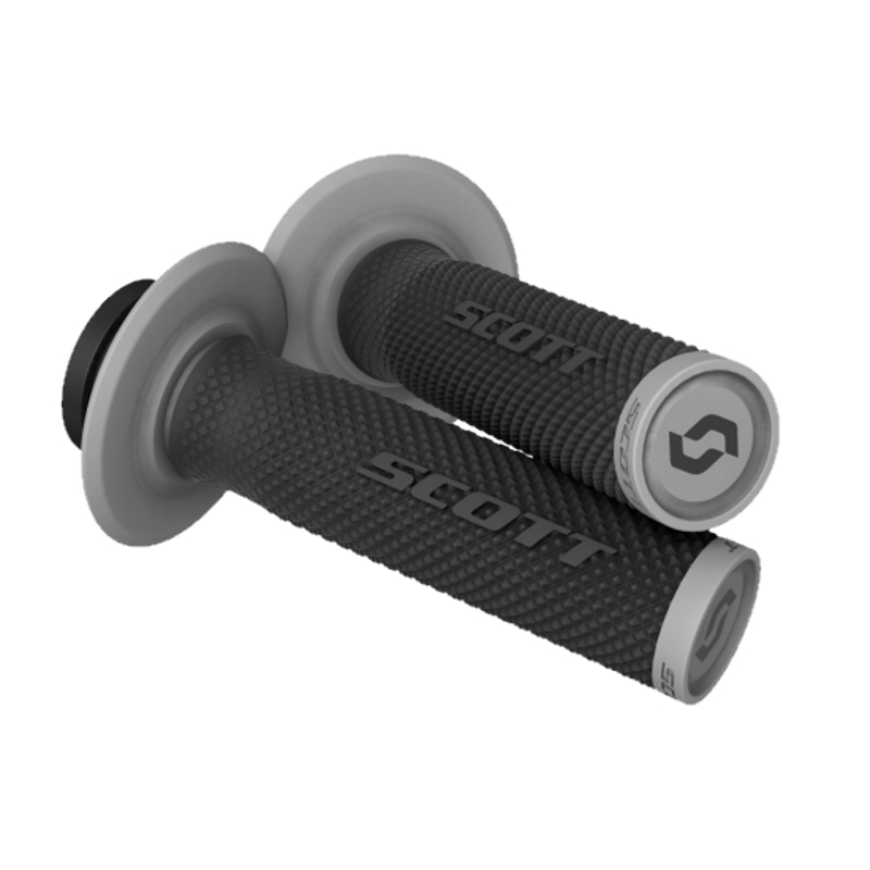Scott SX II Lock On Grips - Black/Gray