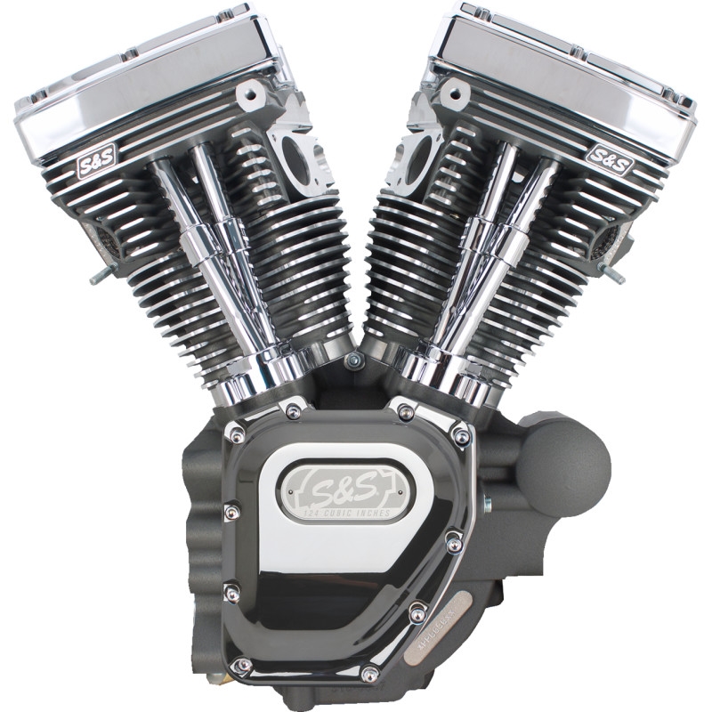 T124LC Series Long Block Engine - Stone Gray