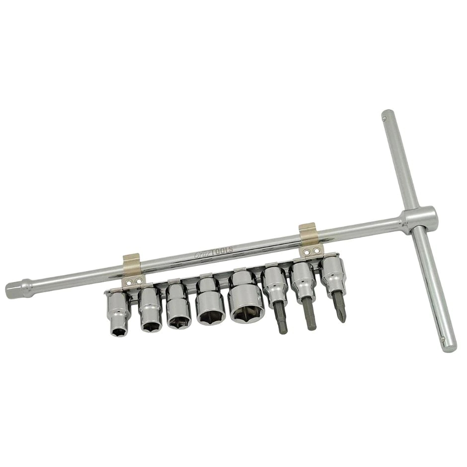 PowerDrive Sliding T-Driver with 8-Piece Socket