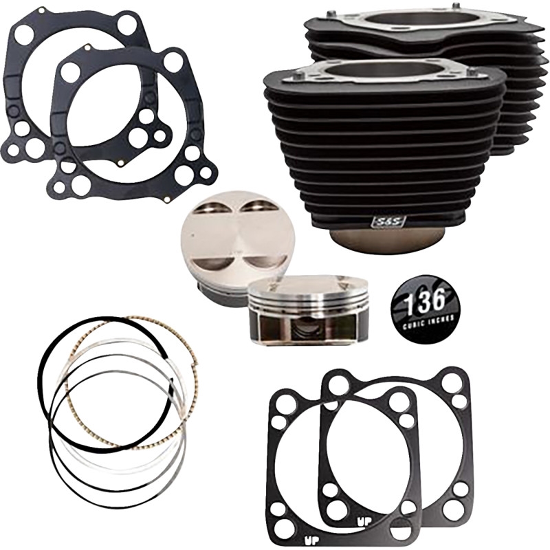 136in. Big Bore Kit - Wrinkle Black without Highlighted Fin