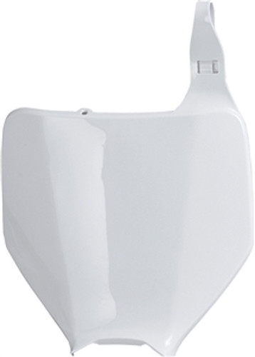 Front Number Plate - White