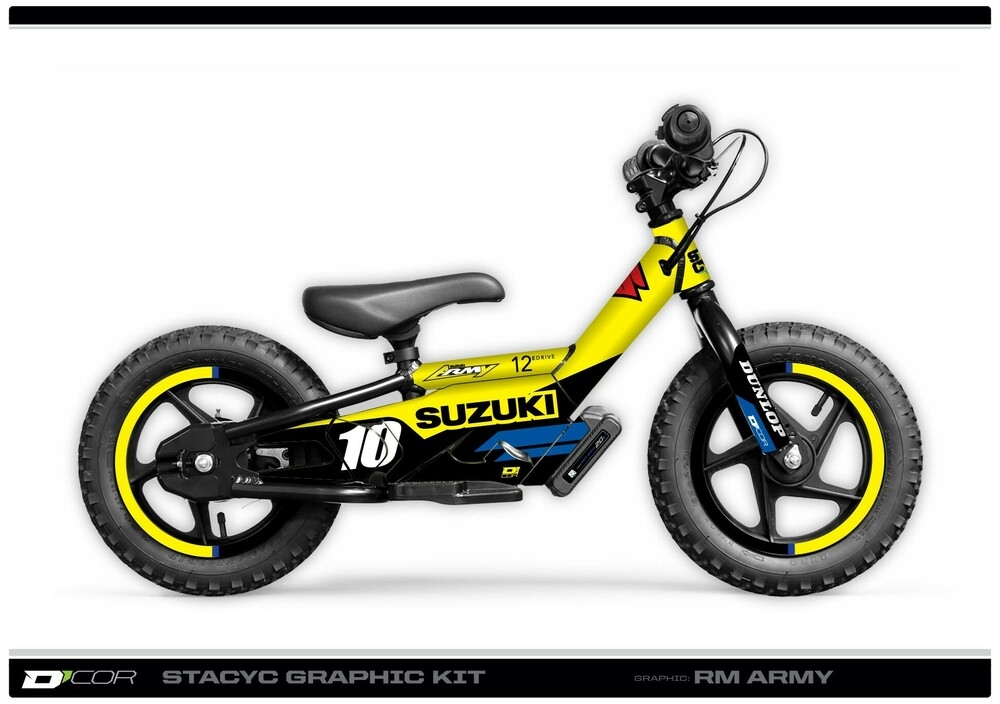 Suzuki aRMy Stacyc Graphics Kit for 16in. Brushless