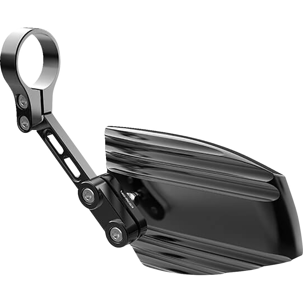 Wave Bar End Mirrors - Black