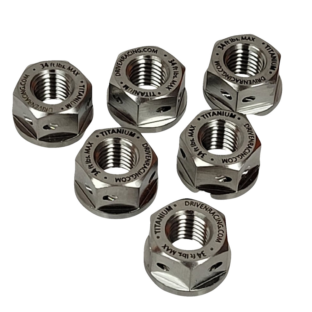 10mm Sprocket Nuts - Titanium