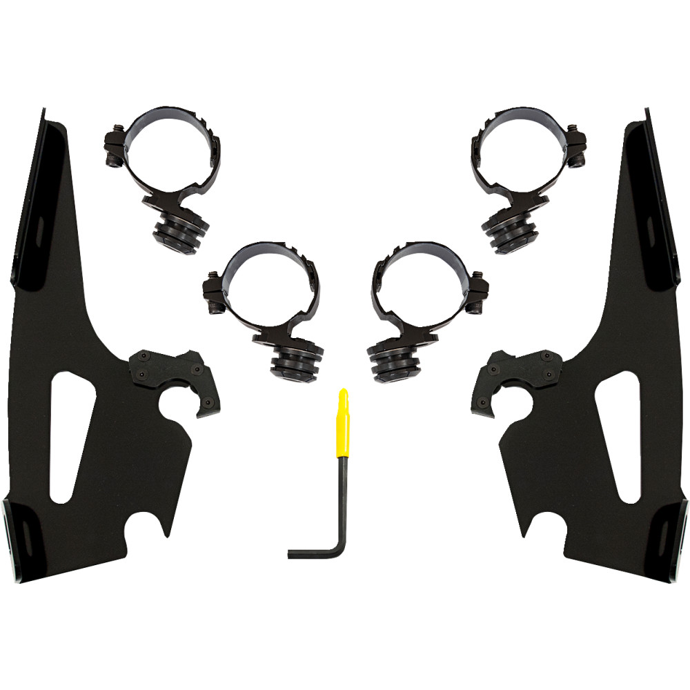 Batwing Fairing for Trigger-Lock Mounting Kit - Black - Honda