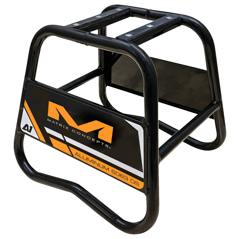 A1 Aluminum Stand - Black/Orange