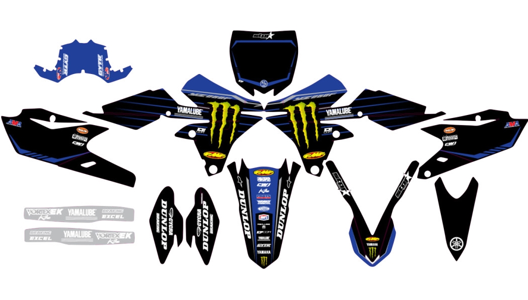 2022 Star Racing Yamaha Complete Kit - Black
