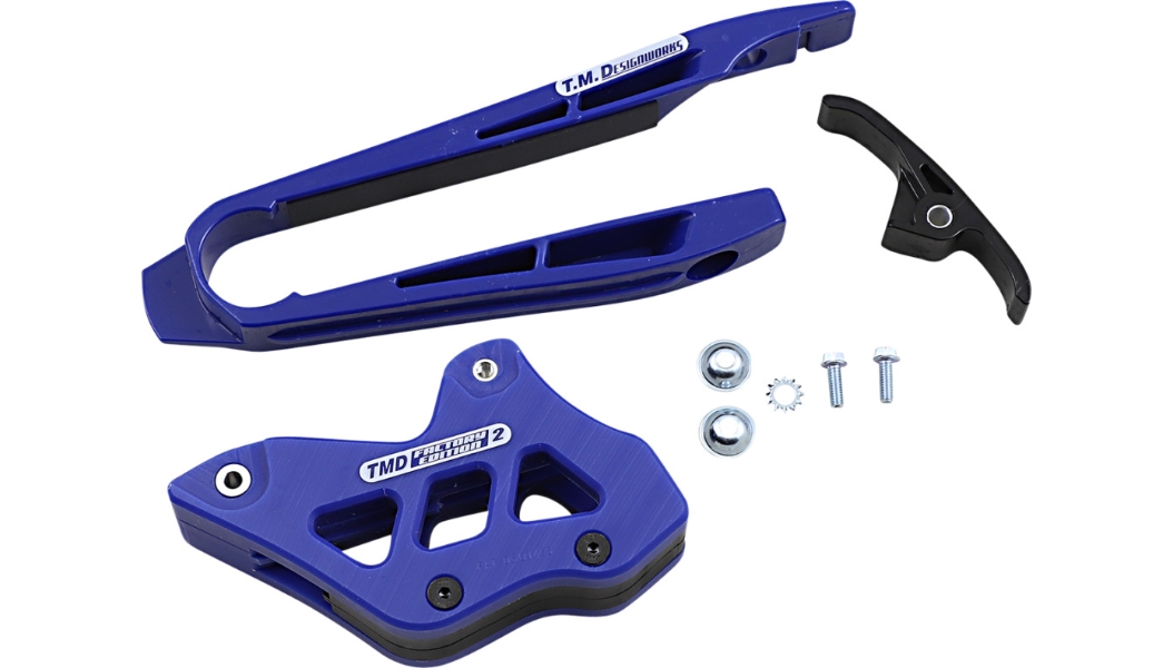 Dirt Cross Multi-Purpose Chain Slide-N-Guide Kit  - Swiss blue