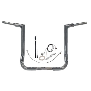 1-1/2in. EZ Install Flat Top Handlebar Kit - Chrome