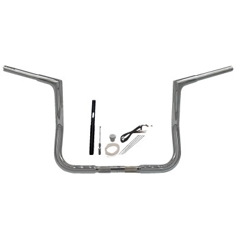 1-1/4in. EZ Install Flat Top Handlebar Kit - Chrome