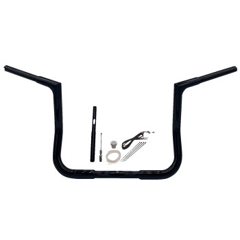 1-1/4in. EZ Install Flat Top Handlebar Kit - Black
