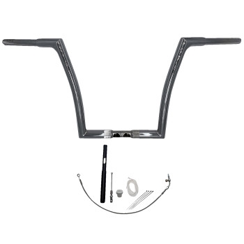 1-1/4in. EZ Install Flat Top Handlebar Kit - Chrome