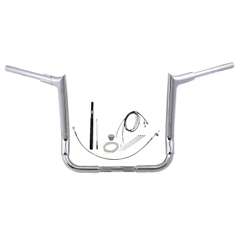 1-1/2in. EZ Install Pointed Top Handlebar Kit -Chrome